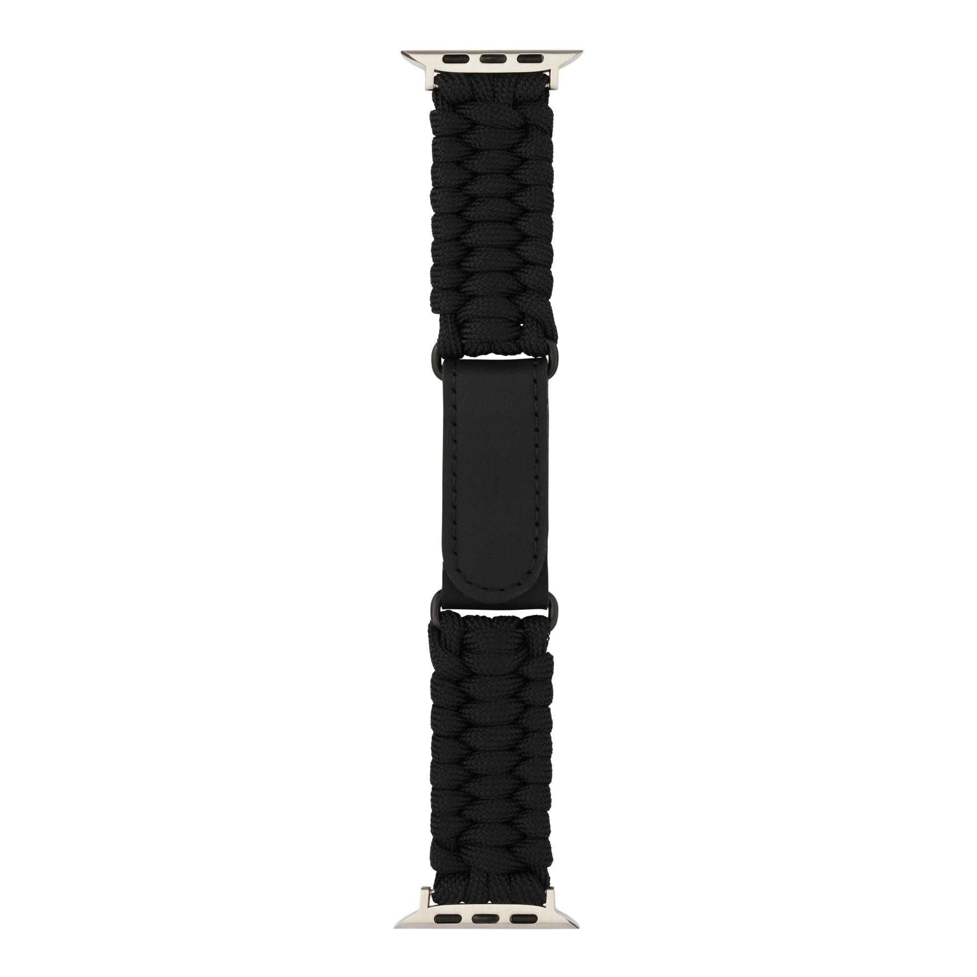 Paracord Apple Watch Strap in Black — black paracord Apple Watch strap (view 5)