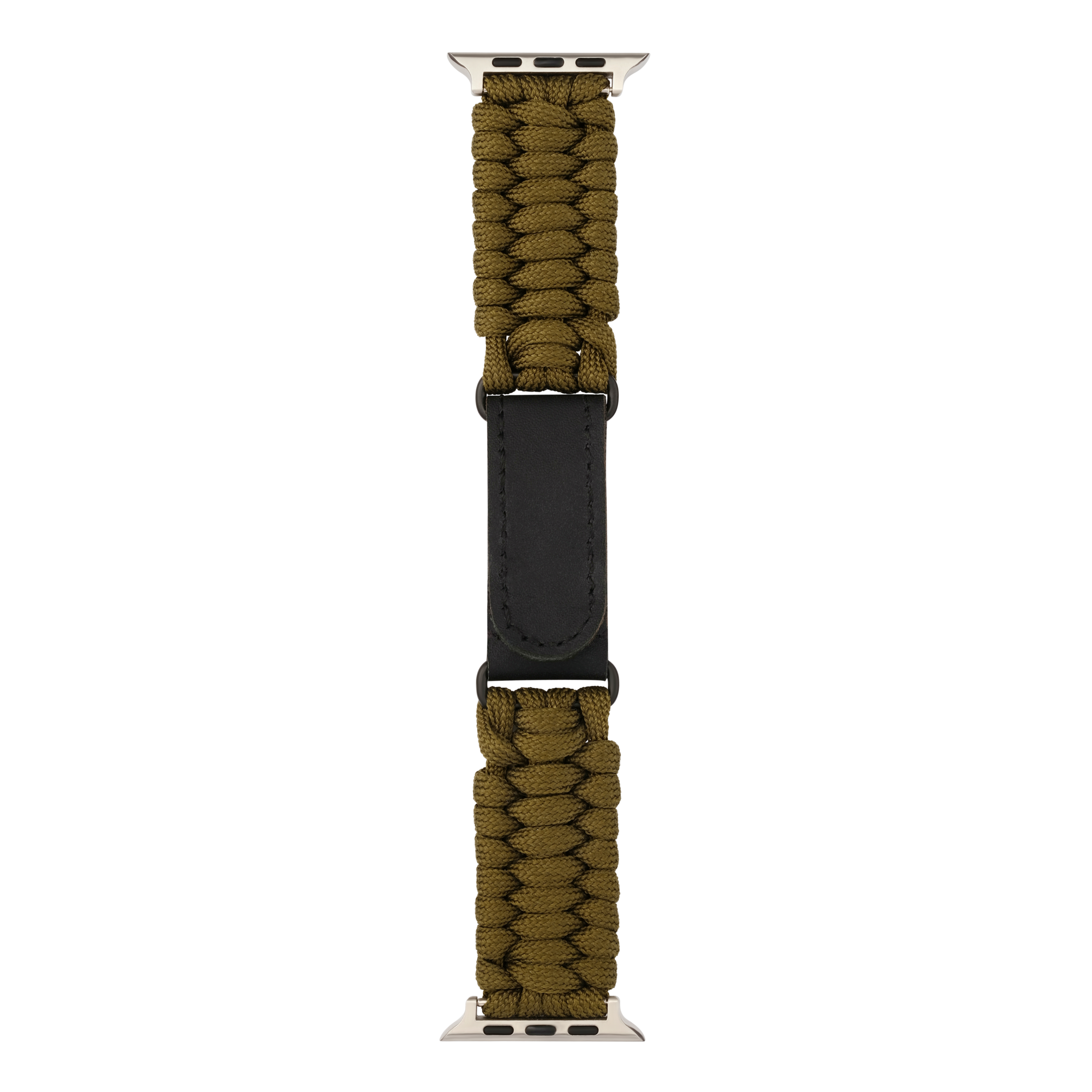 Paracord Apple Watch Strap in Green — green paracord Apple Watch strap (view 5)