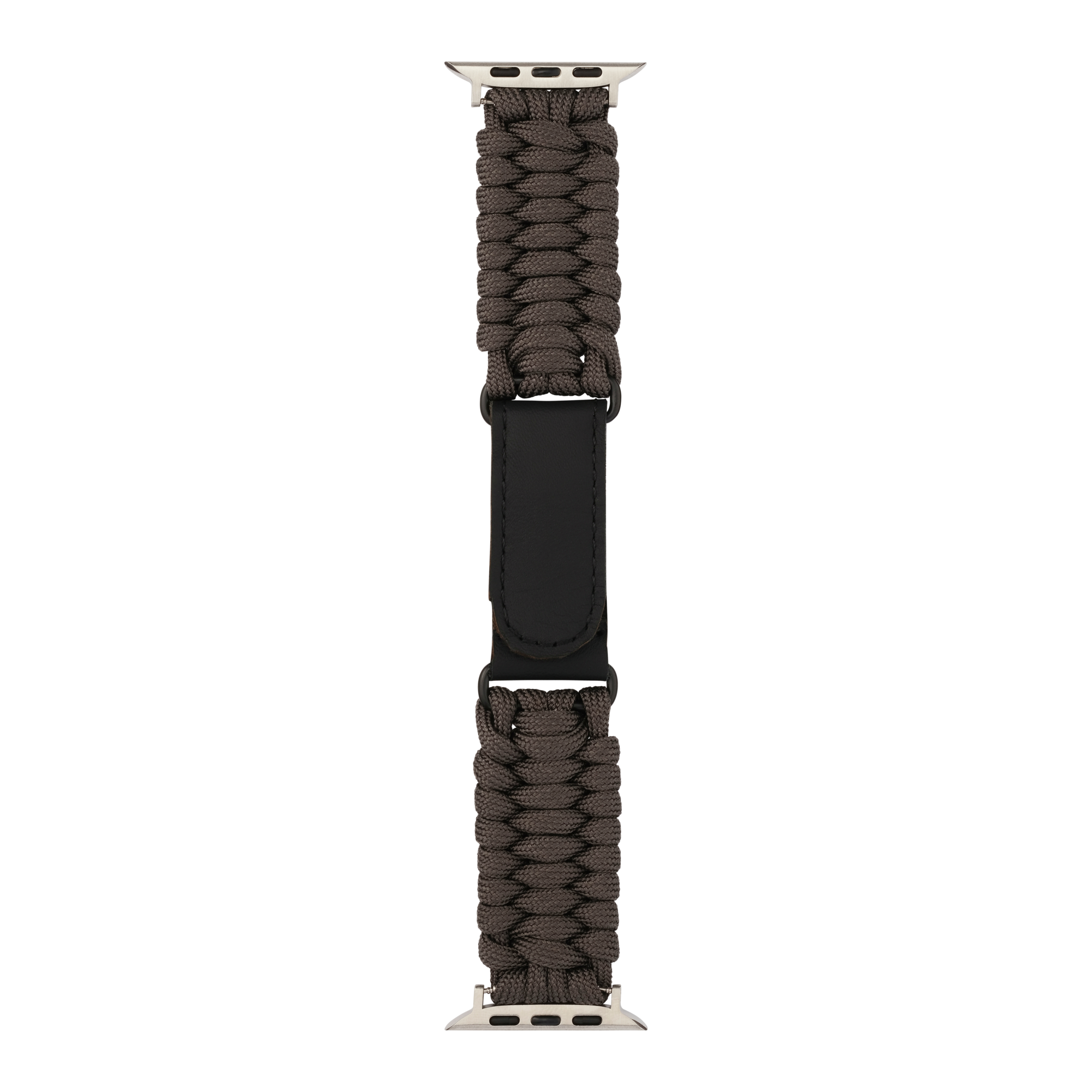 Paracord Apple Watch Strap in Grey — grey paracord Apple Watch strap (view 5)