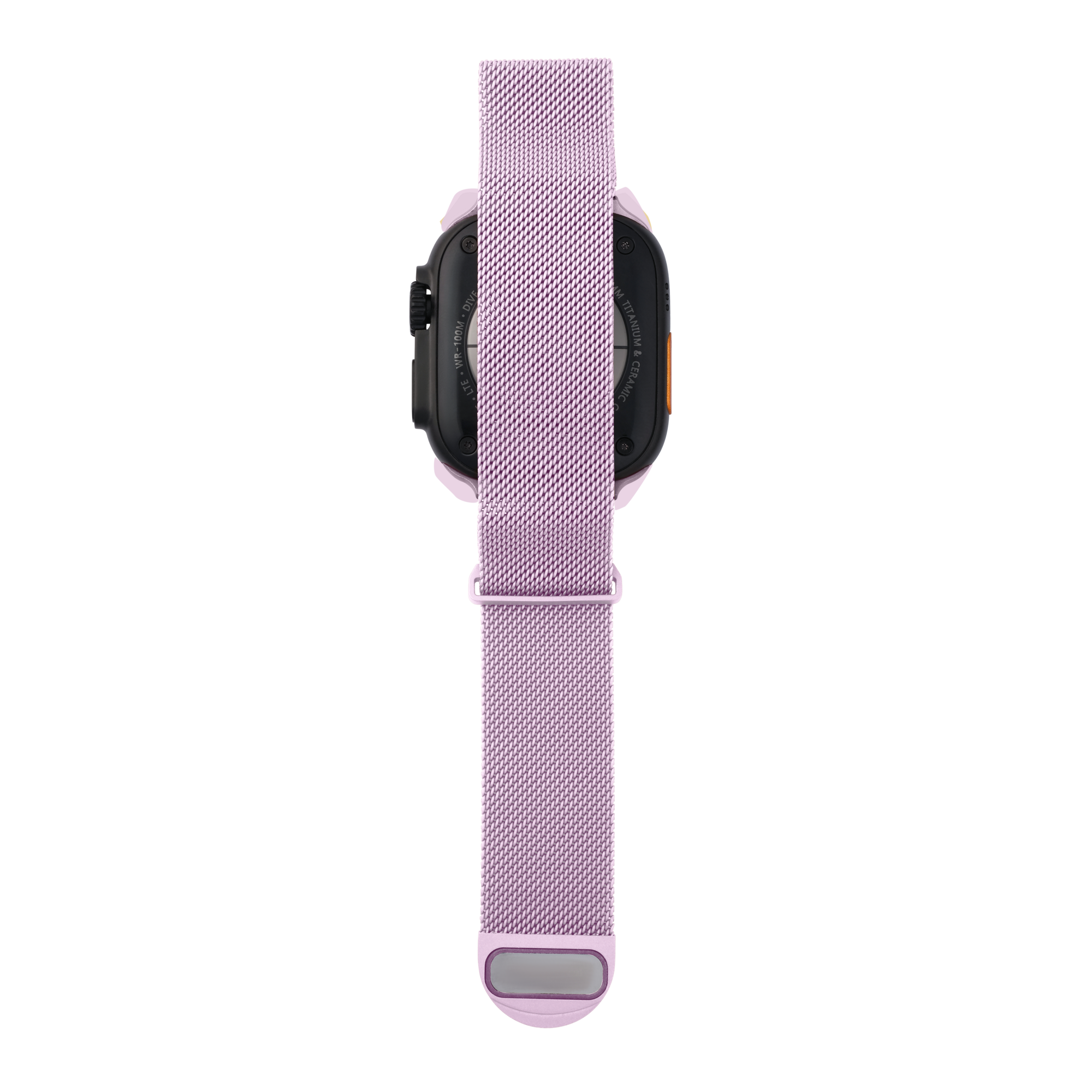 Metal Braided in Purple — purple metal braided Apple Watch strap (view 6)