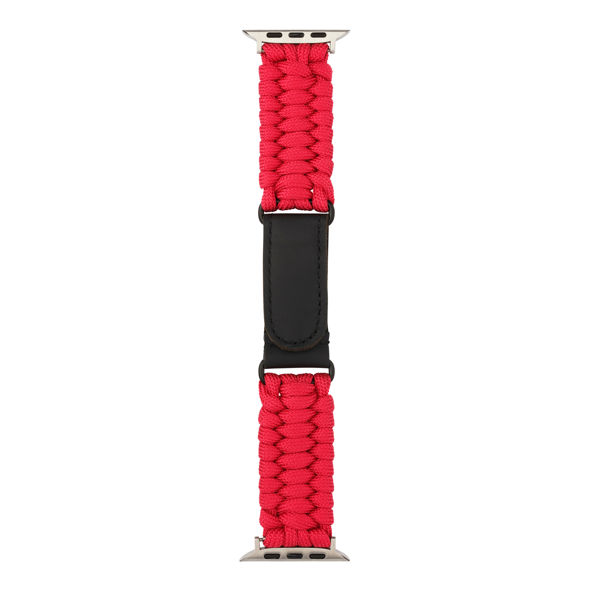 Paracord Apple Watch Strap in Red — red paracord Apple Watch strap (view 5)