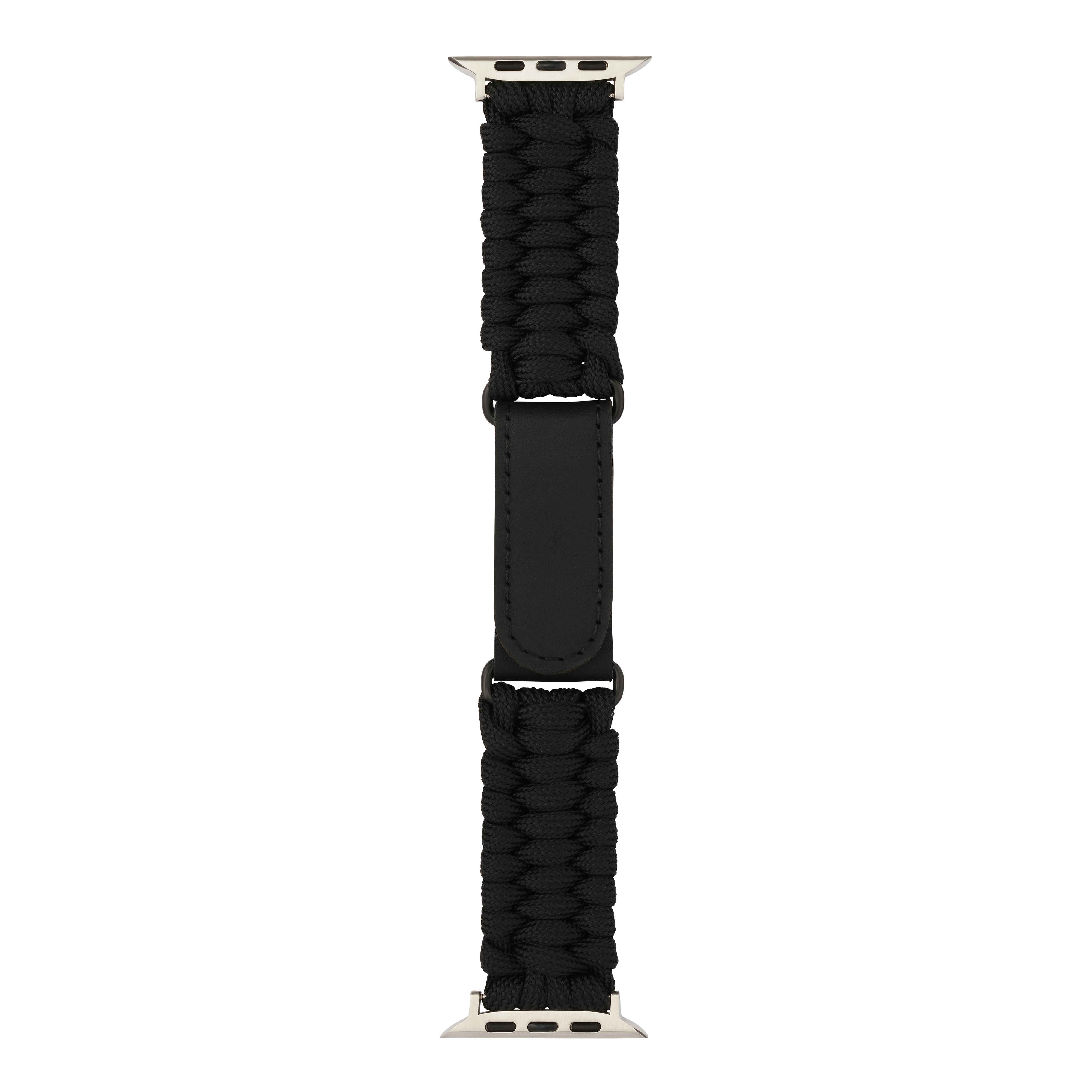 Paracord Apple Watch Strap in Black — black paracord Apple Watch strap (view 5) 