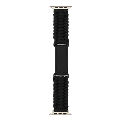 Paracord Apple Watch Strap in Black — black paracord Apple Watch strap (view 5) 