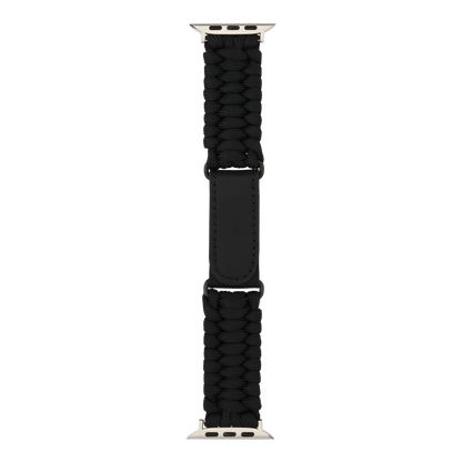 Paracord Apple Watch Strap in Black — black paracord Apple Watch strap (view 5) 