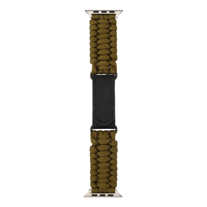 Paracord Apple Watch Strap in Green — green paracord Apple Watch strap (view 5) 