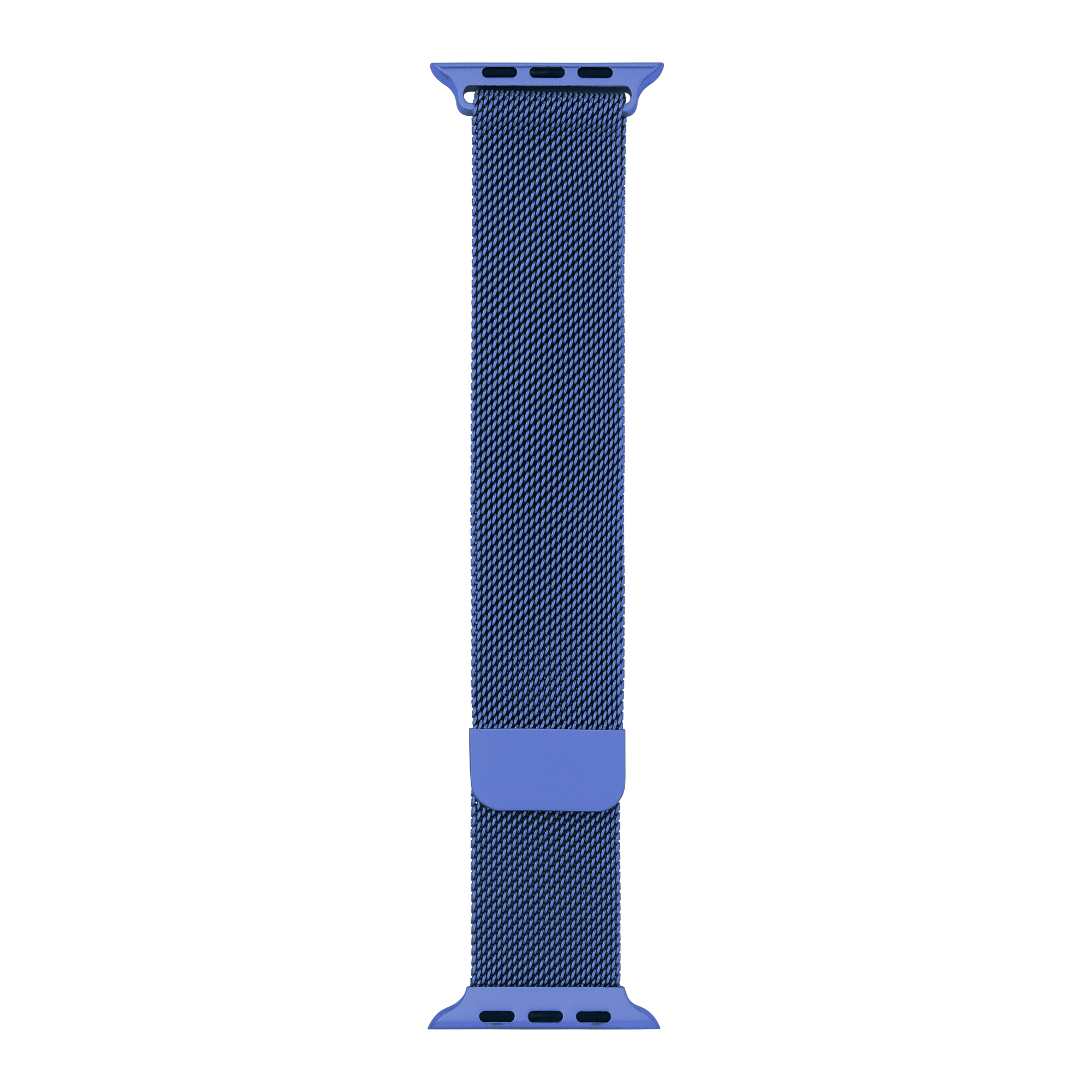 Metal Braided in Navy — navy metal braided Apple Watch strap (view 1) 