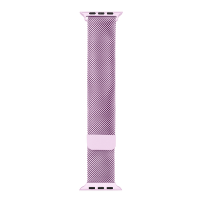 Metal Braided in Purple — purple metal braided Apple Watch strap (view 1) 