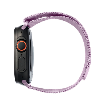 Metal Braided in Purple — purple metal braided Apple Watch strap (view 4) 