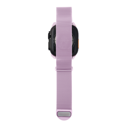 Metal Braided in Purple — purple metal braided Apple Watch strap (view 6) 