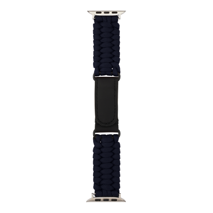 Paracord Apple Watch Strap in Navy — navy paracord Apple Watch strap (view 5) 